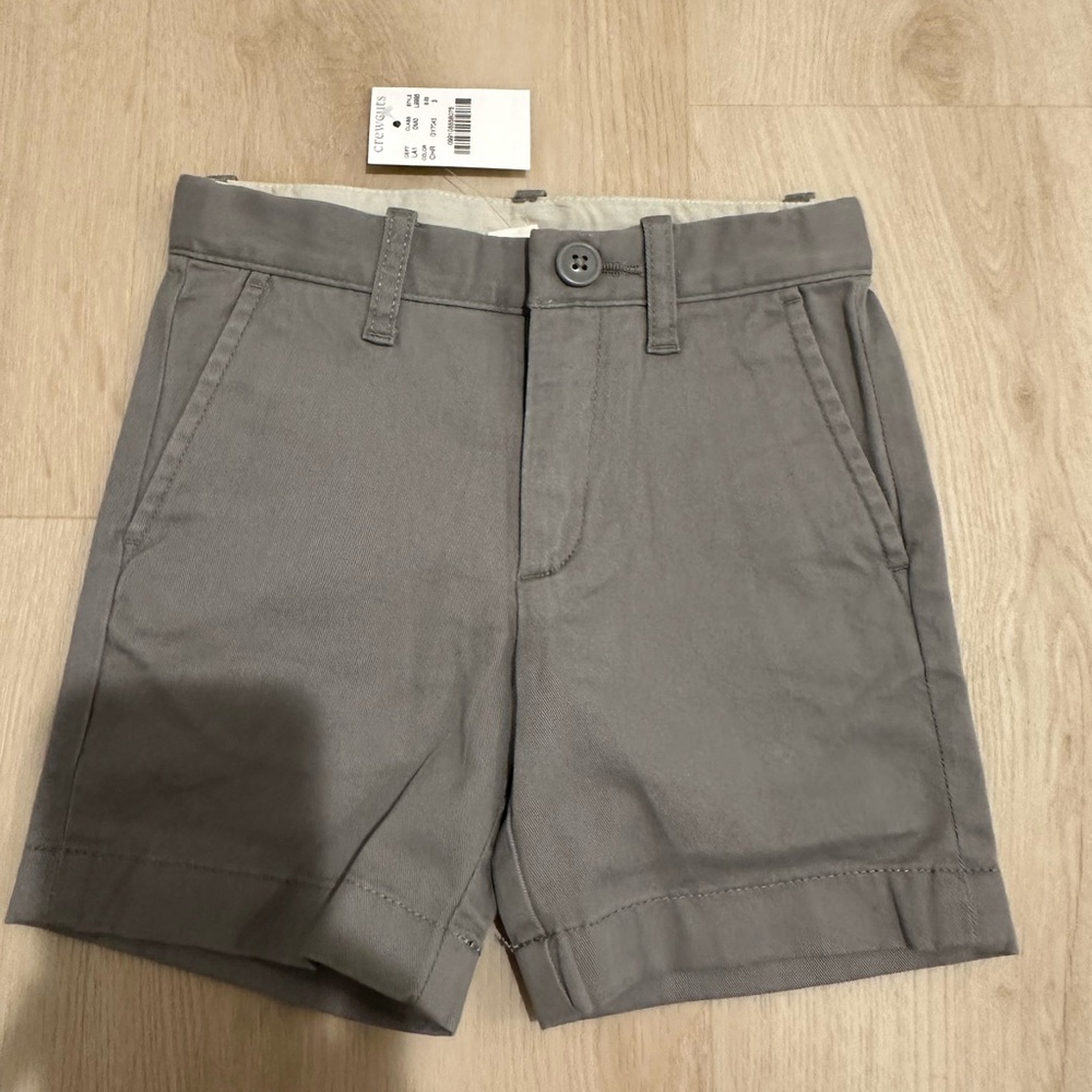 J.Crew Crewcuts Boys Shorts Size 3T Gray NWT